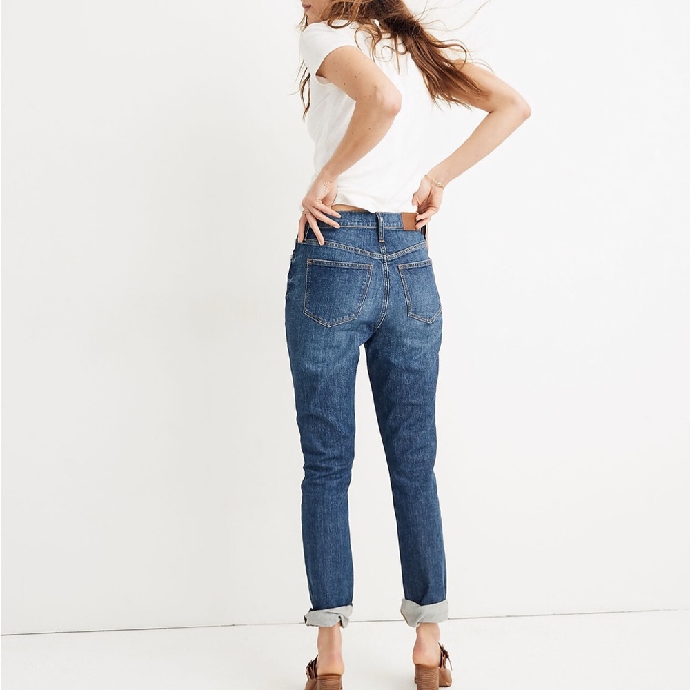 Madewell Tall High-rise Slim BoyJean 28